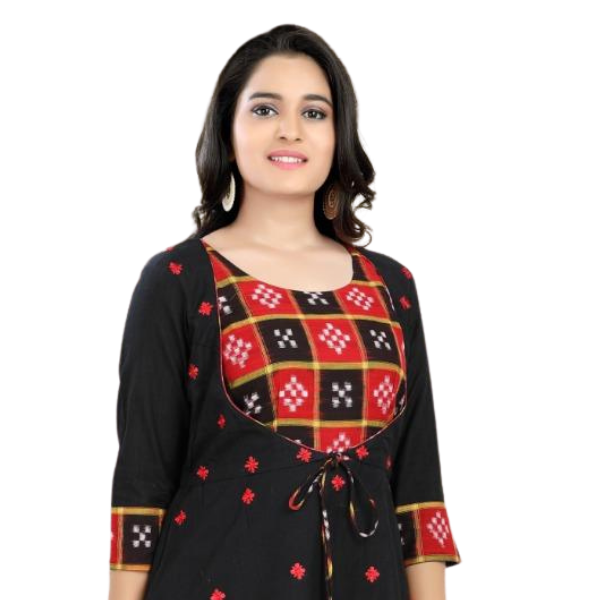 OOS: Cotton Dress in Handloom Sambalpuri Ikat Fabric