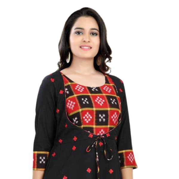 Cotton Dress in Handloom Sambalpuri Ikat Fabric