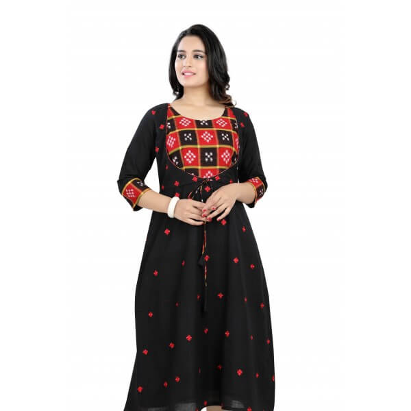 Cotton Dress in Handloom Sambalpuri Ikat Fabric