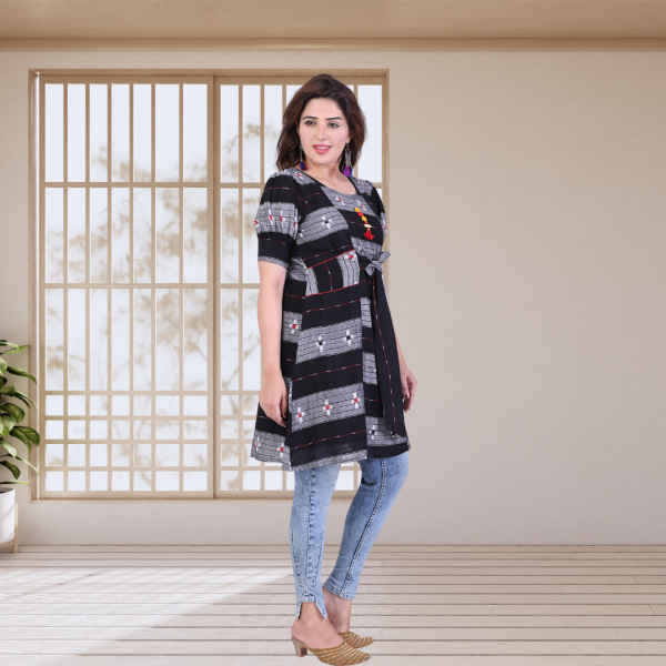 OOS: Cotton Dress in Handloom Sambalpuri Ikat Fabric
