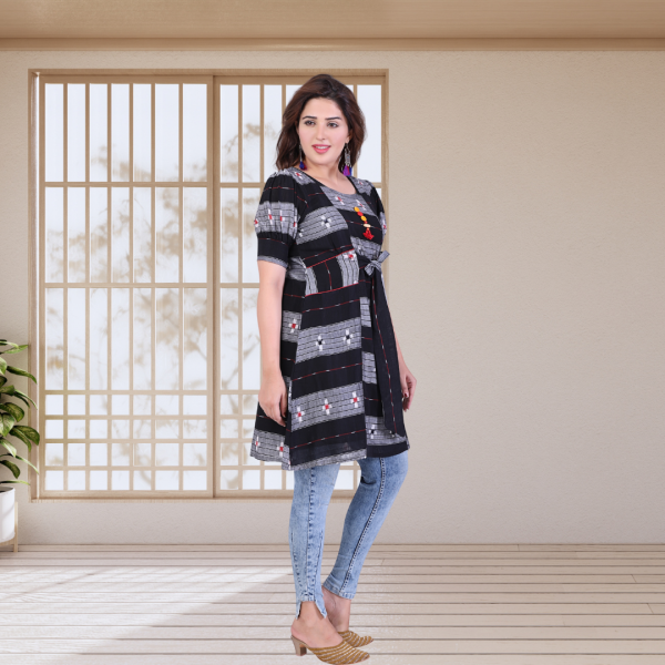 Cotton Dress in Handloom Sambalpuri Ikat Fabric