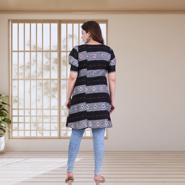 OOS: Cotton Dress in Handloom Sambalpuri Ikat Fabric