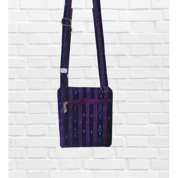 AZ: Sambalpuri Handloom Cotton Ikat Sling Bag