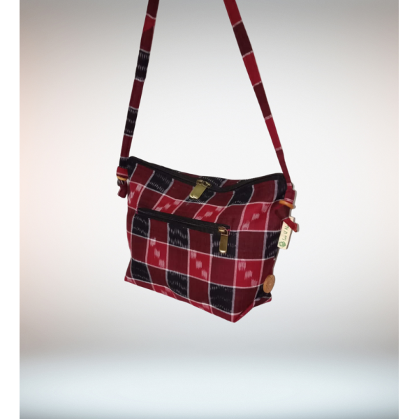AZ: Sambalpuri Handloom Ikat Sling Bag