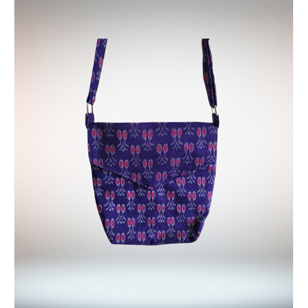 AZ: Handloom Cotton Ikat Sling bag