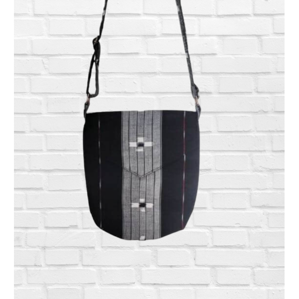 AZ: Sambalpuri Handloom Cotton Ikat Sling Bag