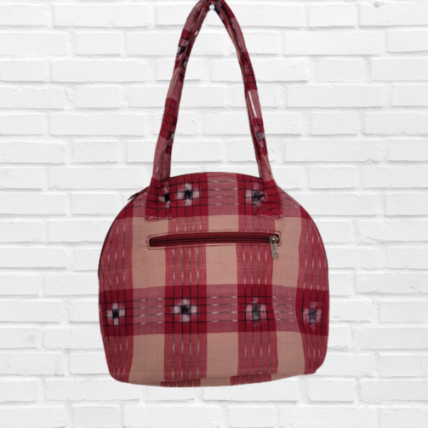 AZ: Handloom Cotton Sambalpuri Ikat Tote Bag