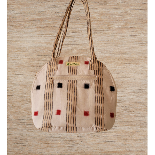AZ: Sambalpuri Handloom Cotton Ikat Tote Bag